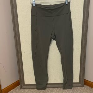 Lululemon in movement 25” army green leggings